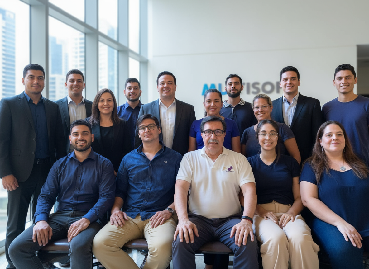 Equipo de trabajo de Multisoft Paraguay